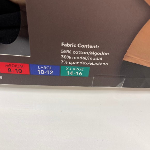 Felina 4 Pack Cotton Stretch Camisole Women's XL Beige Black Tank Top Layering - Picture 6 of 6